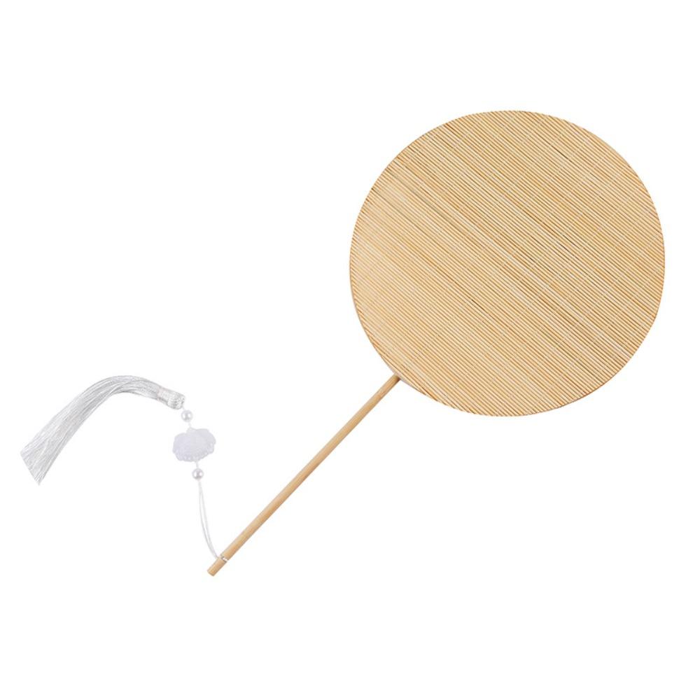 

Винтажный китайский круглый веер, ручной групповой веер, групповой веер, плетеный из бамбука, веер туань, реквизит для фотографии Style 2