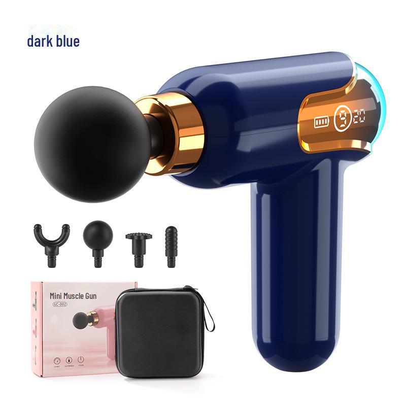 Rechargeable Color-Changing Mini Fascia Gun for Muscle Relaxation 