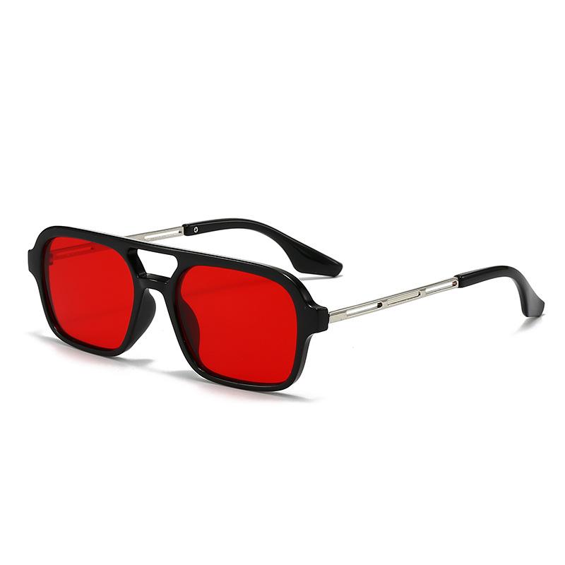 Vintage Metal Frame Square Sunglasses For Women Men Brand Black Rectangle Cool Sunglasses Polygon Sun Glasses For Male Female