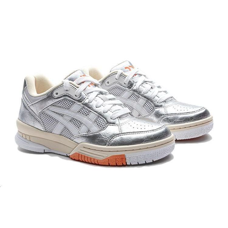 Asics Gel-Spotlyte Comfortable Versatile Low-Top Kids Basketball Shoes Kids sneaker Silver 1204A127-020