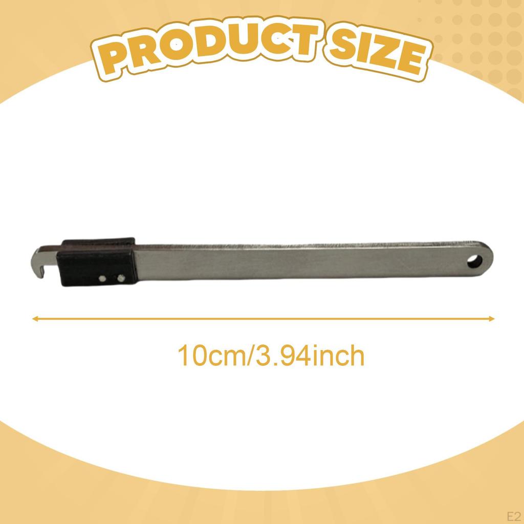 Flute E Key Wrench 4 inch Portable Compact Sturdy Professional Repair Tool Stainless Steel for