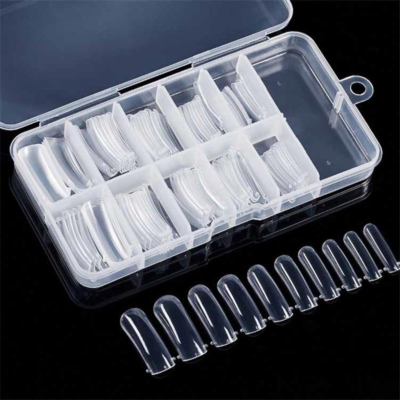 

100 шт. Многоразовые формы для наращивания ногтей Портативные инструменты для DIY нейл-арта для салона и дома Профессиональные трафареты для искусственных ногтей Маникюрные принадлежности 100pcs