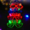 Fun Sunglasses LED Light Up Heart Glasses Glow in The Dark Party Eyewear for Concerts Nightclubs Raves