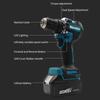 New Flat Push Hand Drill Electric Screwdriver Lithium Drill 21V Multi Functional Lightweight Pistol Drill Battery Free Durable