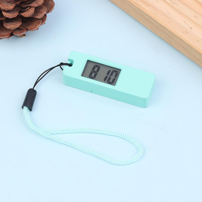 

1 шт. Светящийся светодиодный брелок Карманные часы Мини Бесшумные ЖК-цифровой дисплей Электронные часы Портативные Студенческие Экзаменационные Дорожные Карманные часы зелёный