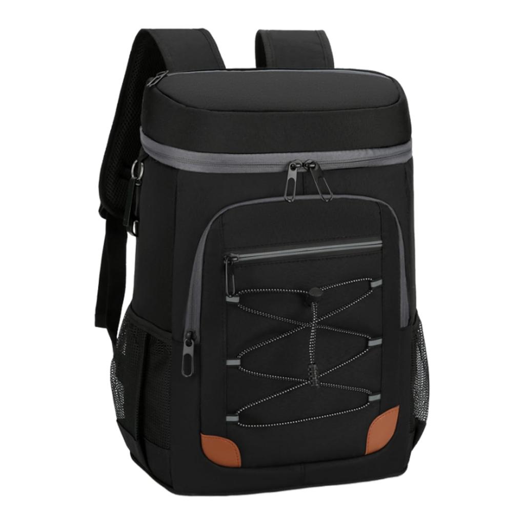 Large Capacity 25L Insulated Backpack Cooler, Foldable, Waterproof, Lightweight, Perfect for Shopping, Camping, Leisure, Picnics, Cherry Blossom