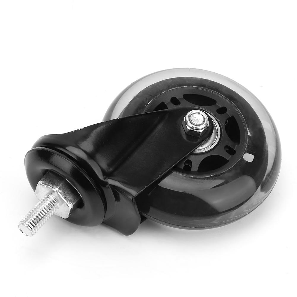 5pcs 3 Inch Swivel Caster Office Chair PU Roller Wheel Furniture Trolley Roller (#1)
