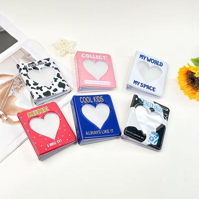 36/64 Pockets Mini Photo Album Heart Transparent Photocard Holder Mini Polaroid Album Storage Collect Book Name Card Album