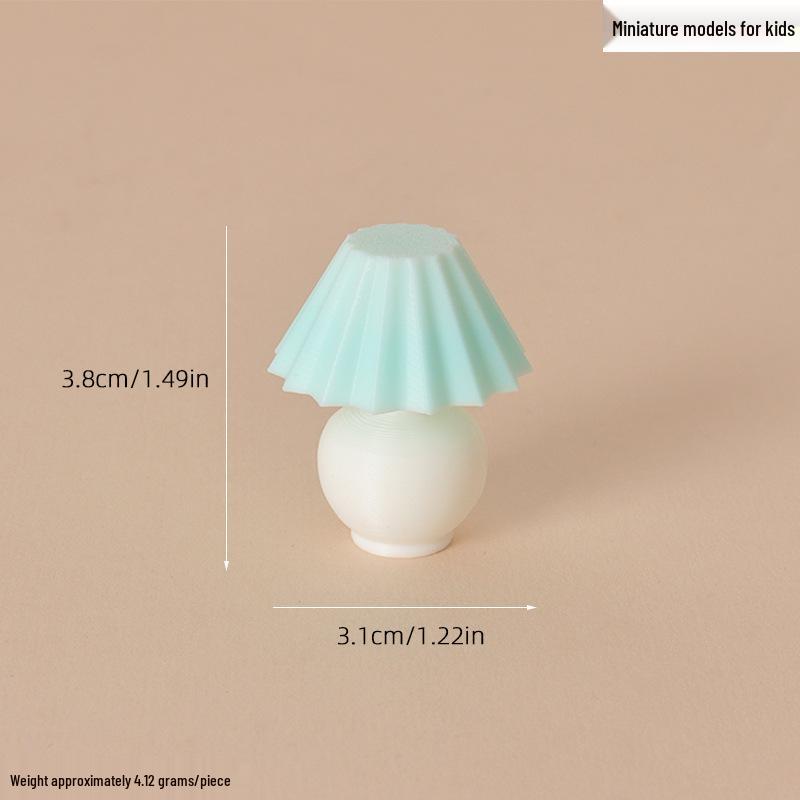 Dollhouse Retro Bedside Lamp Miniature Furniture Decoration