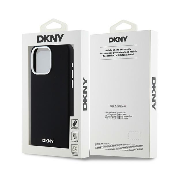 Dkny Dkhmp15Xsmchlk Iphone 15 Pro Max6.7 Czarny/Black Hardcase Liquid Silicone Small Metal Logo Magsafe