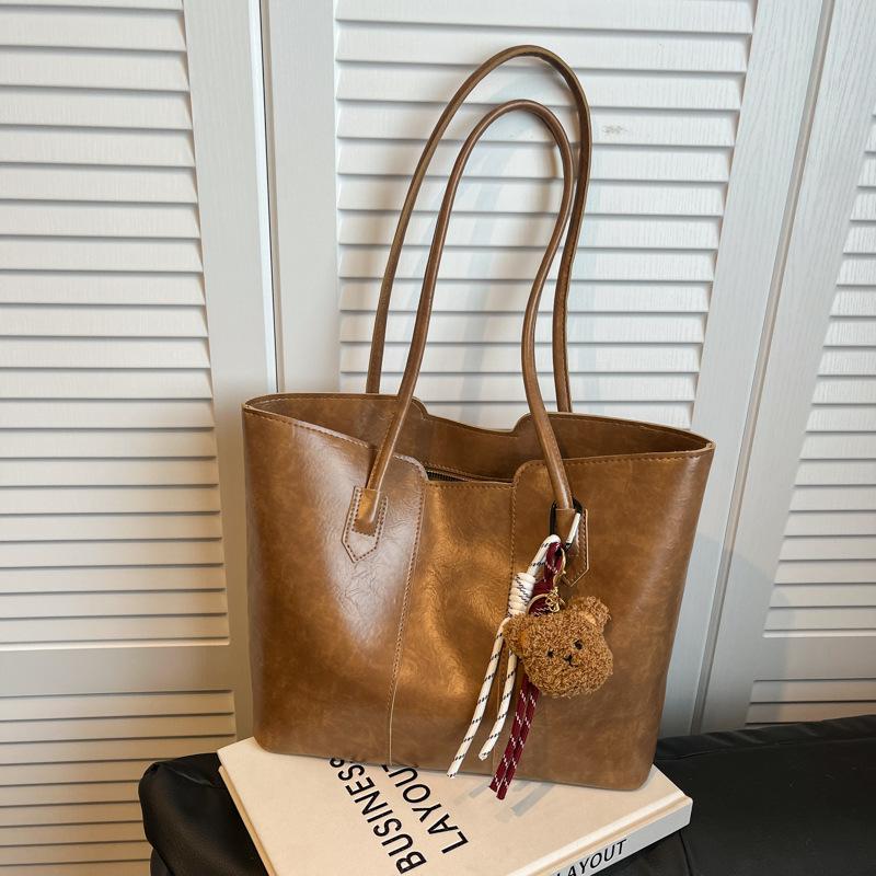 High Value Temperament Large Capacity Bag Women's 2025 New Autumn and Winter Light Luxury Shoulder Bag Casual Tote Bag