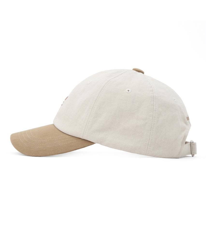 Eondeokeonteulol Four Seasons Cotton Logo Embroidered Basic Soft Top Unisex Ball Cap Uc / Washed B B / Desert Mix