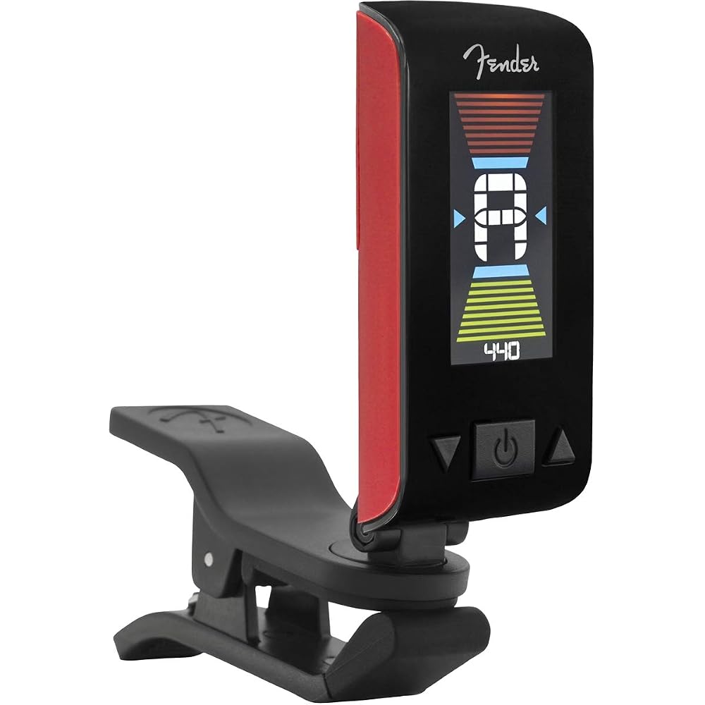 Fender Original Tuner Fiesta Red Compact Design Accurate Tuning Guitar Accessory