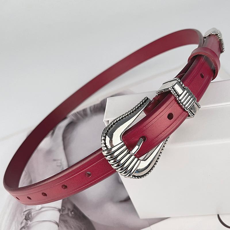 

Верхний слой коровья кожа ретро женский ремень из натуральной кожи повседневные брюки джинсы высококлассный женский корейский стиль мода женский ремень 105cm