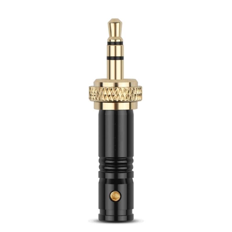Mini 3.5mm Stereo Locking Auditory Plug Gold Plated Connector for Speakers Amplifiers Widely Used