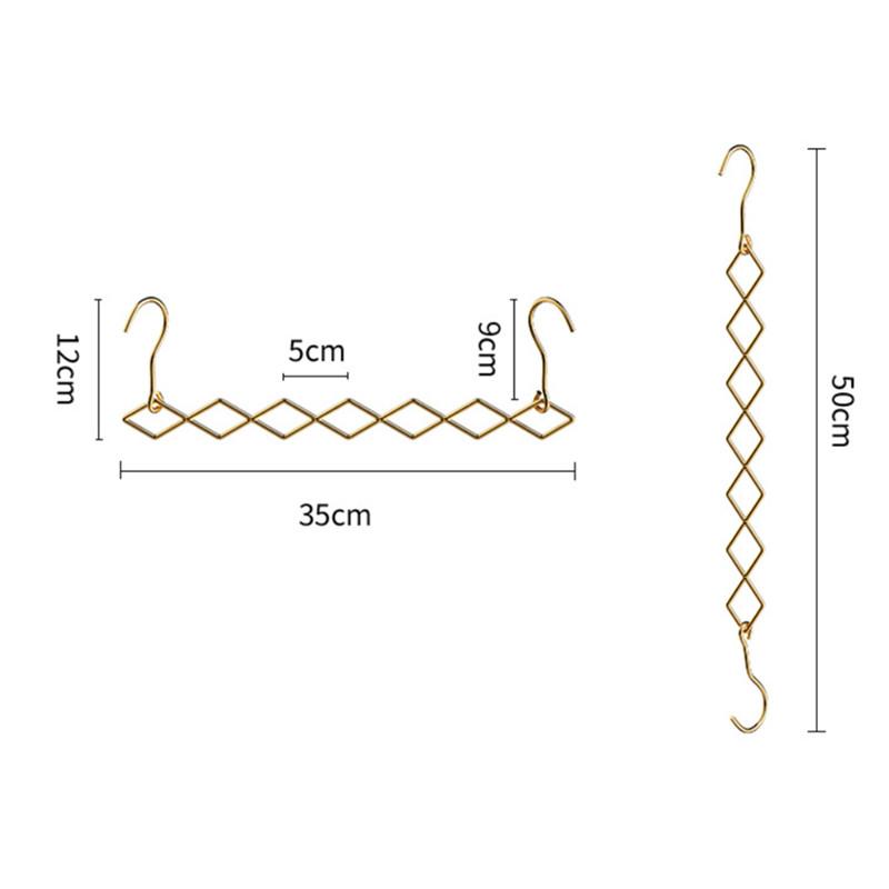 Magic Space Saving Clothes Hangers Foldable Closet Organizer Wardrobe Clothing Cascading Rack 7 Slots For Pants Dresses Coats