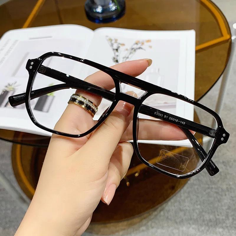 Transparent Computer Glasses Frame Women Men Anti Blue Light square Eyewear Blocking Glasses Optical Spectacle Eyeglass