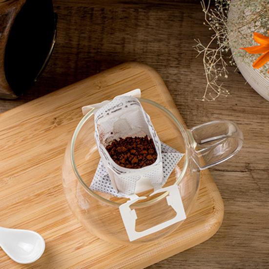 25Pcs Drip Coffee Filter Bag Portable Single Serve Disposable Hanging Ear Drip Coffee Filtering Paper Bag Home Office Supplies