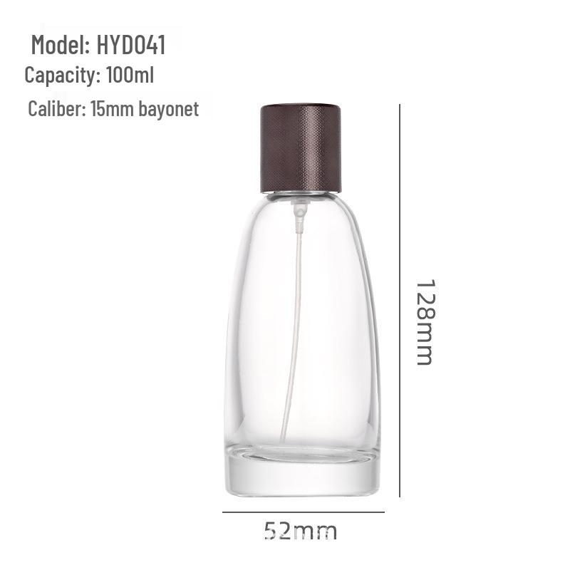 Large-Capacity Transparent Perfume Decanter with Press-Snap Fragrance Bottle, Portable Travel Hydration Spray, Sealed.