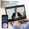Translation Earbuds Real Time, Hy-T26 Pro Language Translator, Ai Translator Earbuds Translating Headphones Real Time, Wireless Translator Earbuds,