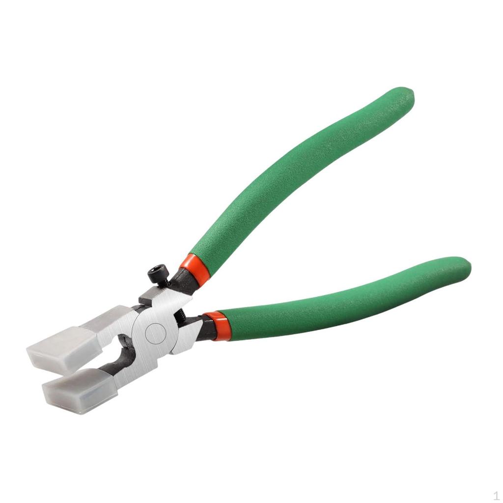 Glass Tool Breaking Pliers Ergonomic Handle Heavy Duty Breaker Tile Nippers for Mirror Fusing