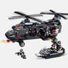 700 STÜCKE City Polizei 6 in 2 Navy Swat Transporter Team Hubschrauber Modell Minifiguren Bausteine Kinder Steine Pädagogisches Spielzeug Junge Geschenke