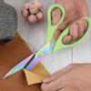 3PCS Colorful Titanium Office Tailor Scissors Colorful Titanium Plated Hand Cutting Household Sewing Scissor Set