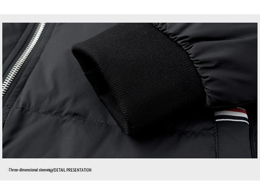 Men's Winter Thick Stand Collar Down Jacket - Trendy, High-End, Rogue Chic, Warm Bread Jacket Casual Outerwear