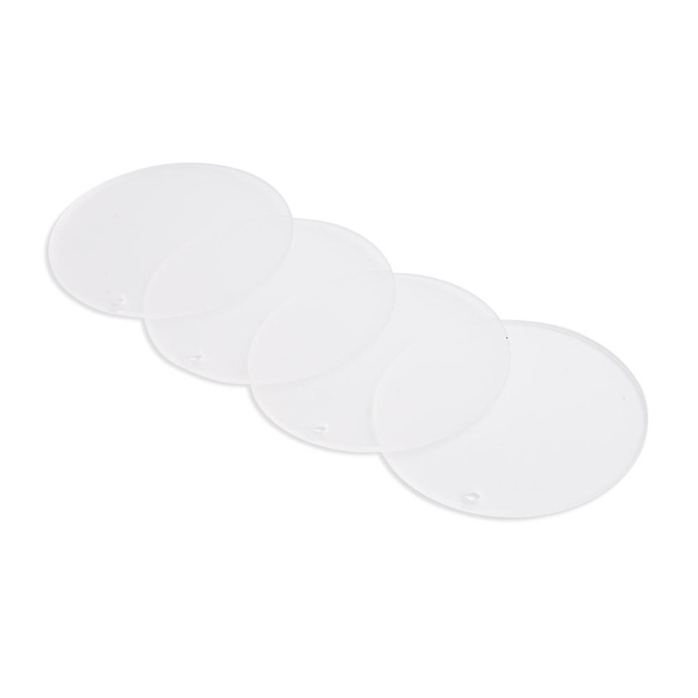 Acrylic Acrylic Round Plate Bauble Christmas Clear DIY