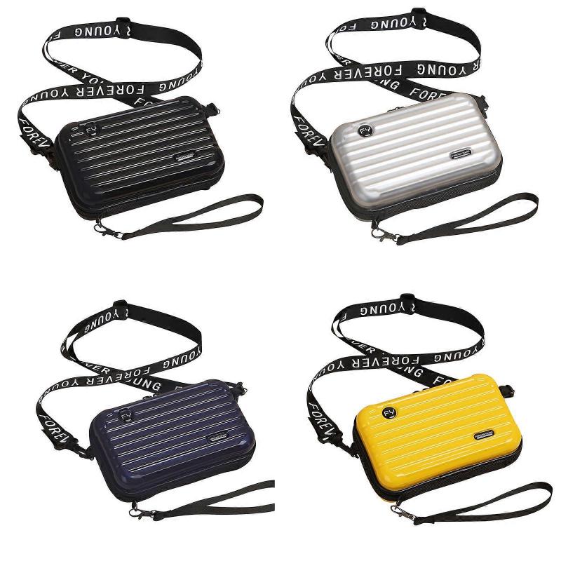 Mini kufříková taška pro ženy Mini kufříková crossbody kabelka s ramenním popruhem, 100% nová