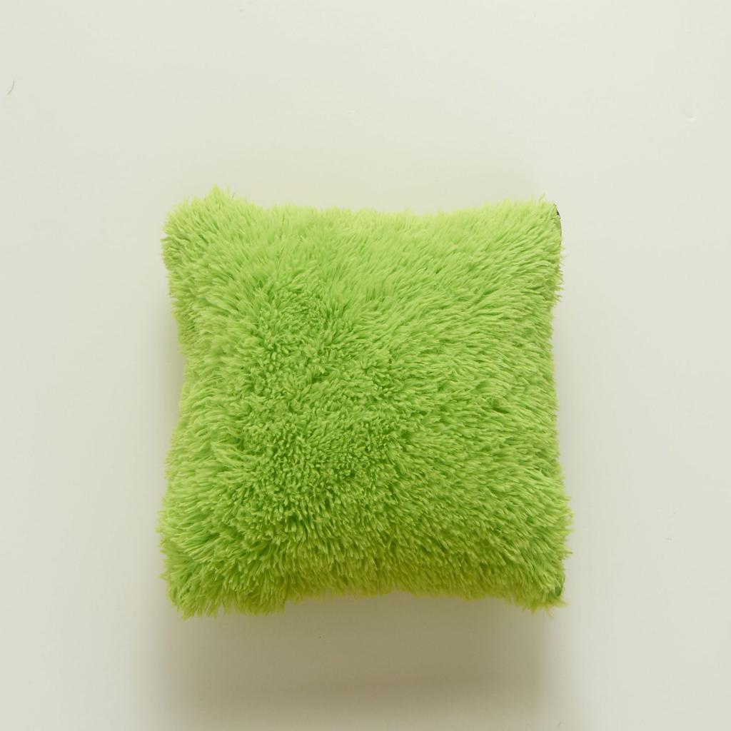 Korean Plush Pillow Cover, Crystal Plush Sea Lion Pillow, Soft and Comfortable Solid Color Creative Cushion Cover