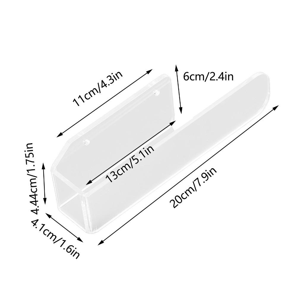 Wall Mounted Towel Rack Acrylic Towel Hanger Bathroom Kitchen Toilet Laundry Room прозрачный