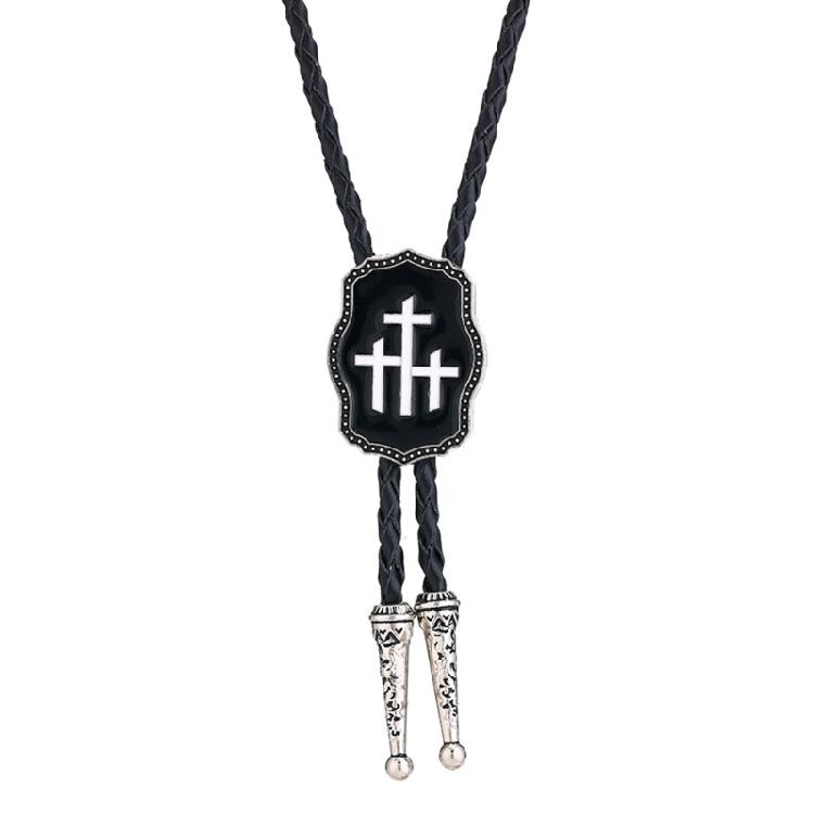 

Traditional Bolo Tie for Women Men Vintage Gem Plate Necktie Western Cowboy Rope Necklace Bolo Tie Concert Shirt Tie 1 білий