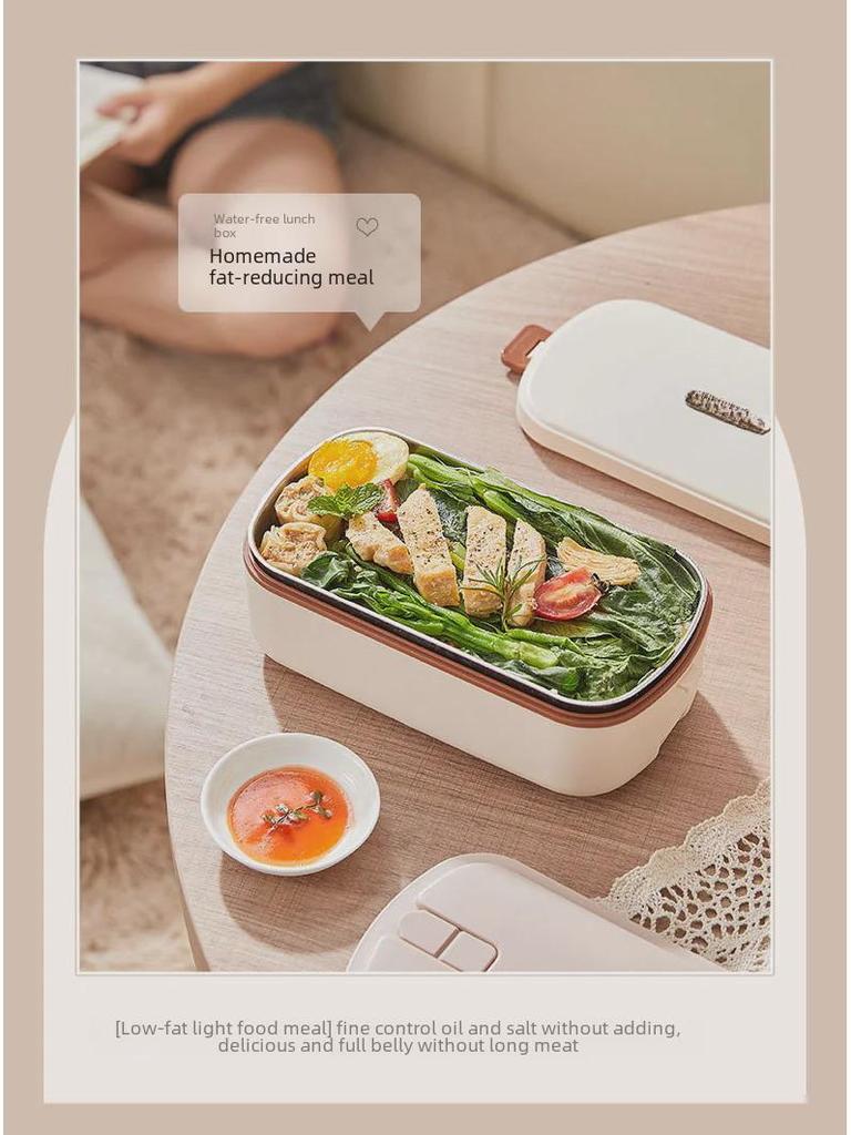 Electric Japanese-Style Portable Lunch Box: Water-Free, High-Value, and Ideal for Office Workers