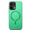 For Oppo Reno13 Pro 5G Leather Back Magnetic Case Skin-touch Phone Cover
