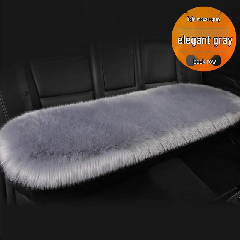 Winter Furry Car Seat Cushion for Women - Rear/Sedan Use