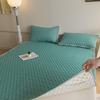 Thin Summer Mat for Bed High-quality Cool Feeling Rayon Bed Pad Cover and Pillowcase Bed Sheet Set Cooling