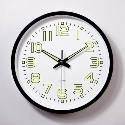 12 Inches 30CM Luminous Wall Clock Quartz Clock Bedroom Living Room Wall Clock Simple Clock