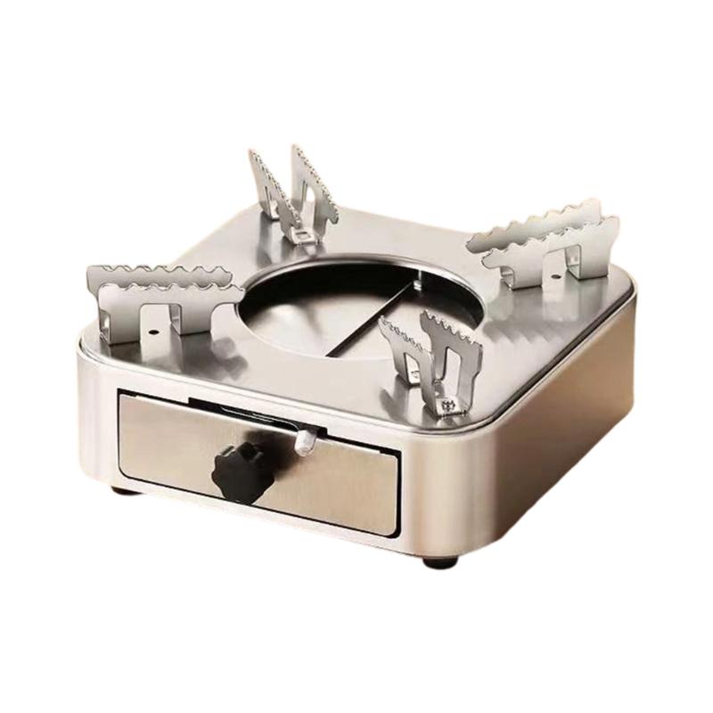 Easy Cleaning Alcohols Stove Stainless Steel Drawer Styles for Outdoor Cooking Features Flame Control Practical Design