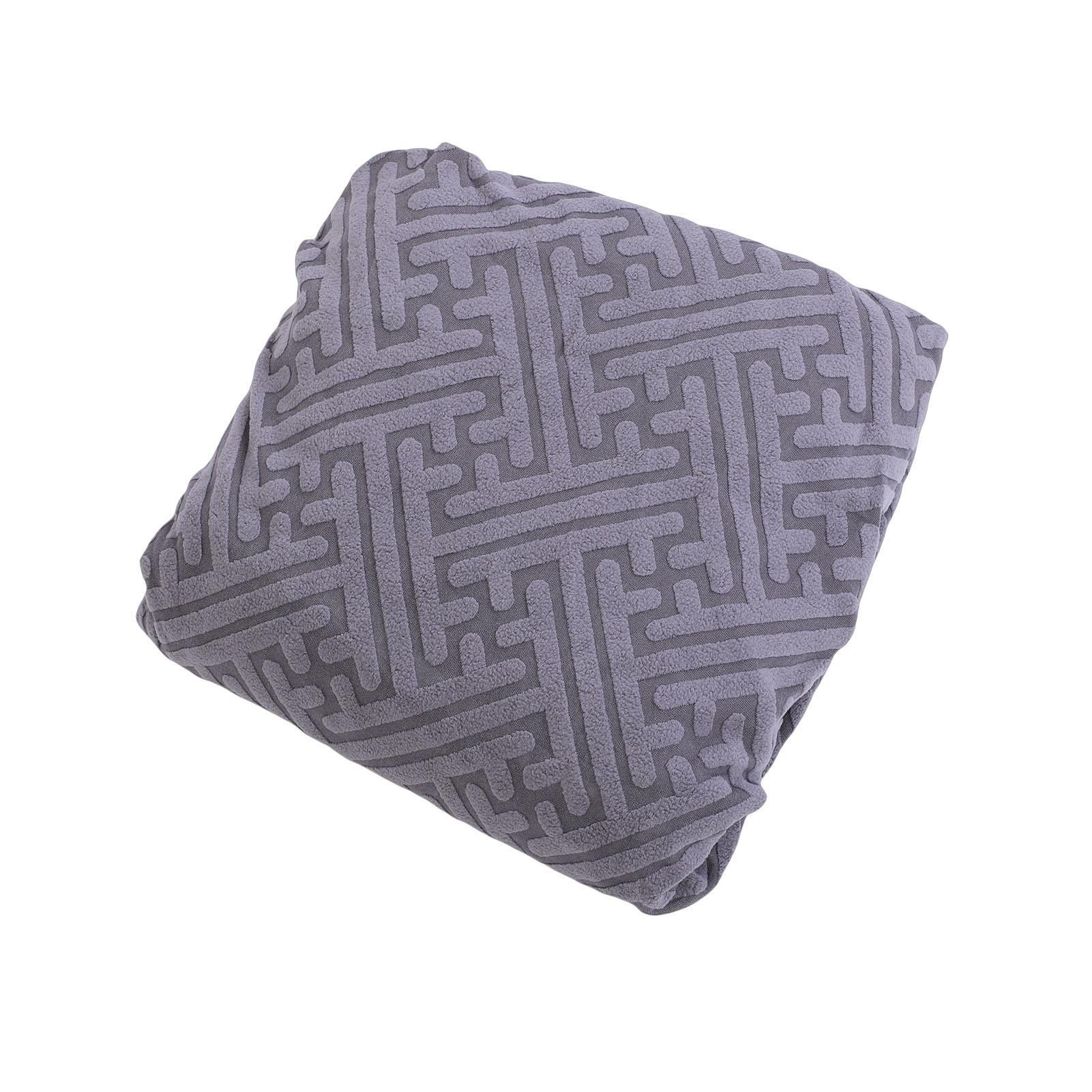 

Sofa Slipcover 3D Jacquard Stretch Couch Cover Furniture Protector Washable Non Slip Pet Friendly Simple Grey Double Single Size 35.43-55.12in