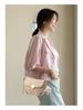 2024 Spring/Summer Women's Soft Leather Cloud Crossbody Bag – Trendy Chain Design