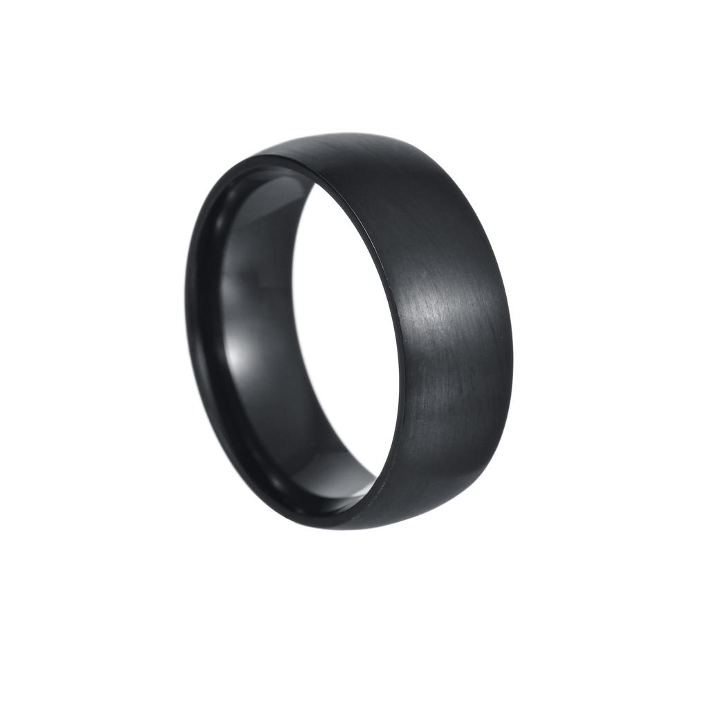 2PCS Stainless Steel Rings for Men 8MM Wedding Ring Set Simple Mens Rings Band  Stainless Steel Rings for Men