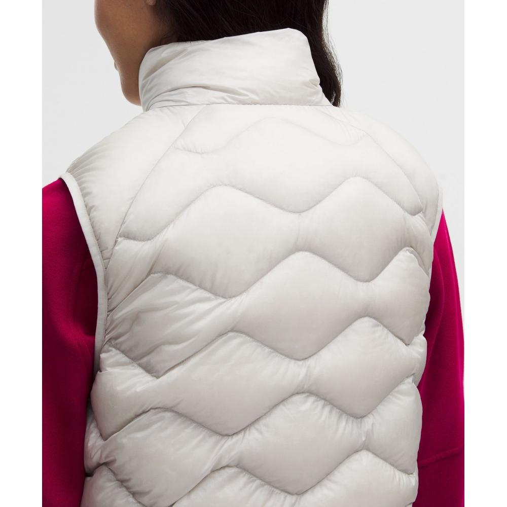 Lululemon Women S Featherweight 900 Down Fill Quilted veSt Dove Grey