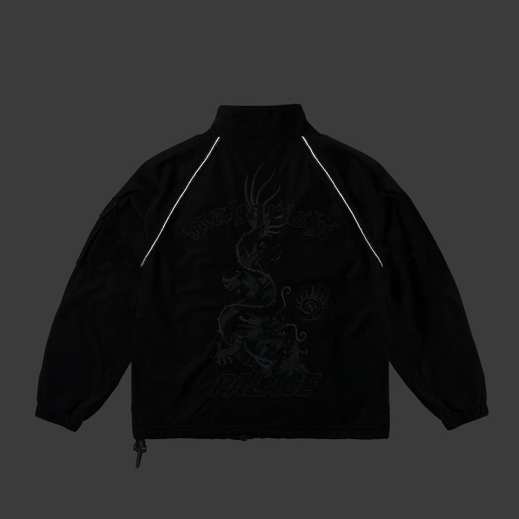 Palace X Maharishi Asymetric Track Jacket S25-6118-BLA