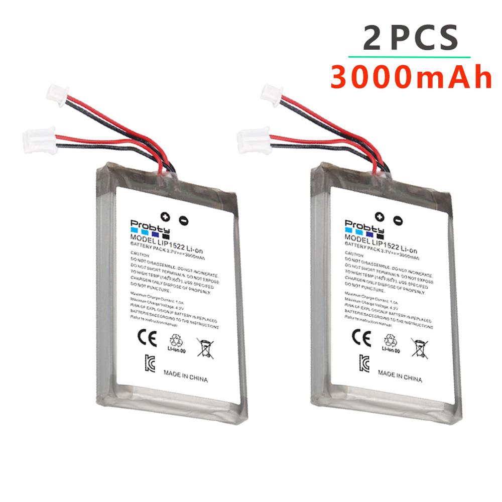 For SONY PS4 PS4 PRo slim LIP1522 Dualshock 4 V1 V2 Wireless Controller Playstation GamePad 4x 2000mAh Rechargeable Battery