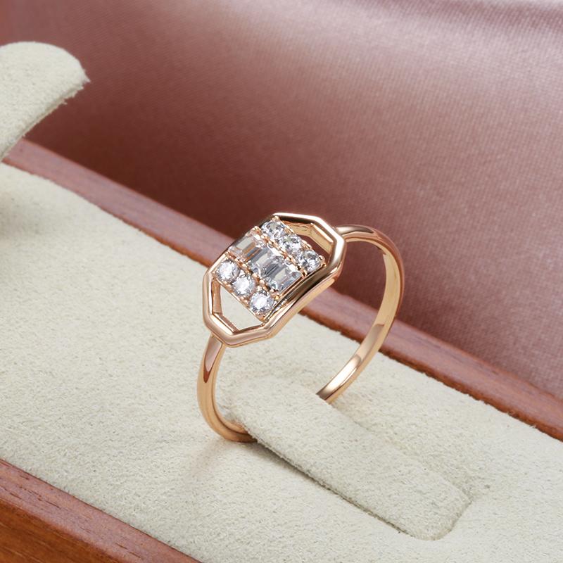 Kinel Square Zircon Trendy Rings