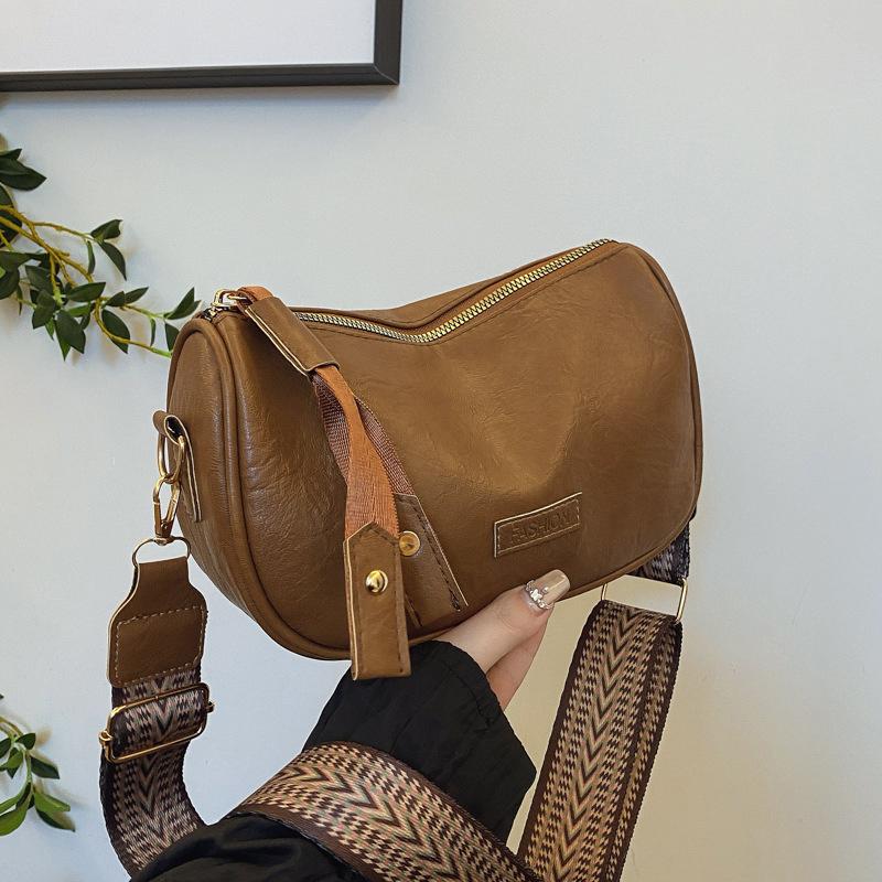 Vintage Small Messenger Bags For Women Simple Pu Leather Ladies Pillow Shoulder Bag Fashion Female Purse Handbags Crossbody Bag