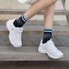 (WMNS) Skechers D'Lite-Looking Glass 'White Grey' Women's 11959-WHT