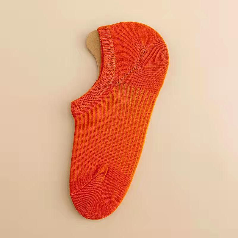 Dopamine Boat Socks: Non-Slip, Solid Color, No Heel, Low-Cut, Lightweight Summer Socks