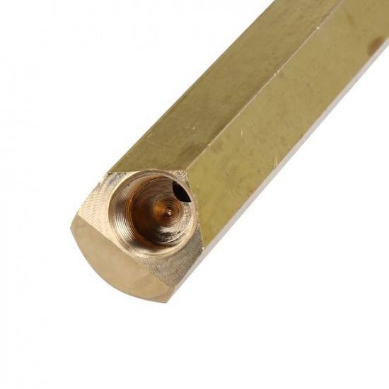 Packung mit 1 Stück Für Ford 260 289 302 Öldruckanzeigen-Verlängerung 1/4" NPT Goldton